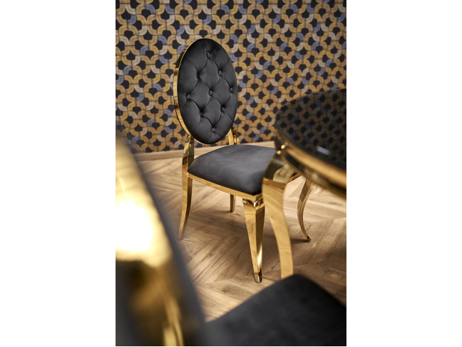 Apvalus stiklinis stalas REGINALD 2 2