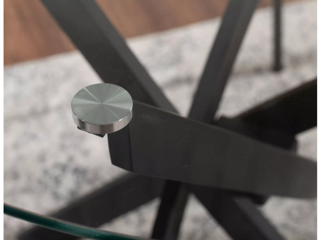 Apvalus stiklinis stalas AGIS 4