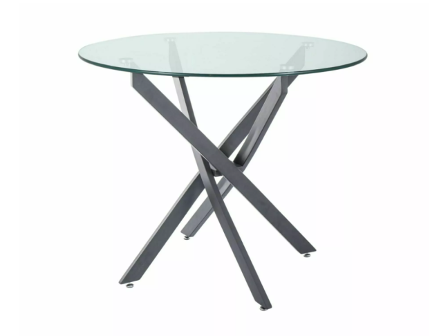 Apvalus stiklinis stalas AGIS 1 Apvalus stiklinis stalas AGIS 1