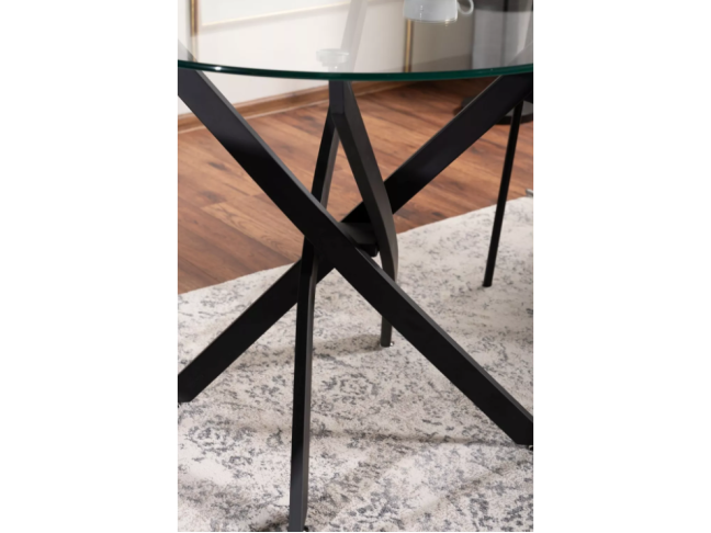 Apvalus stiklinis stalas AGIS 3