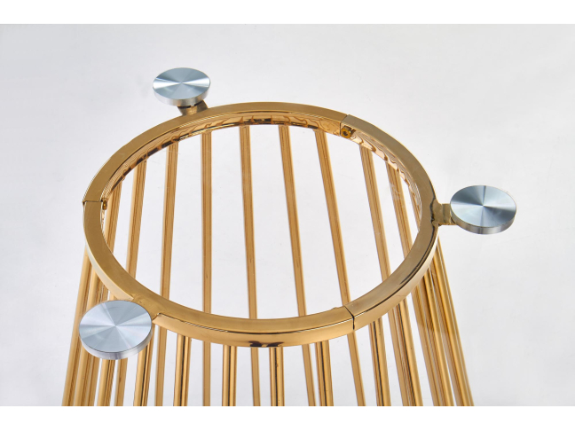 Apvalus stiklinis stalas LIVERPOOL 10 Apvalus stiklinis stalas LIVERPOOL 10