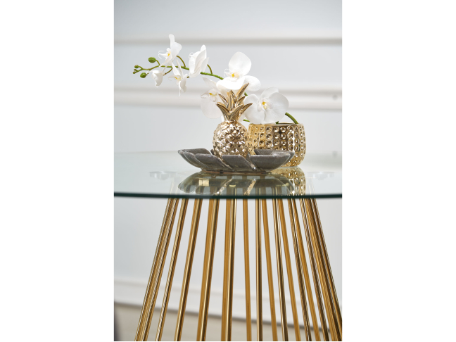 Apvalus stiklinis stalas LIVERPOOL 8