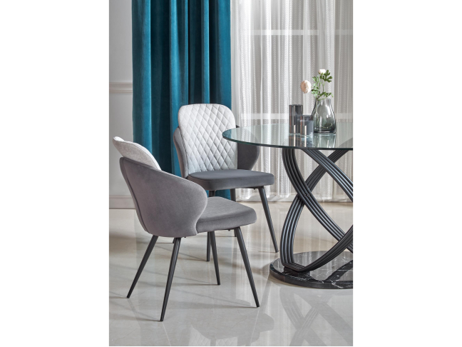 Apvalus stiklinis stalas OPTICO 3