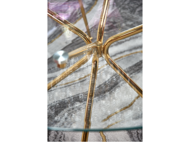 Apvalus stiklinis stalas RONDO 11 Apvalus stiklinis stalas RONDO 11