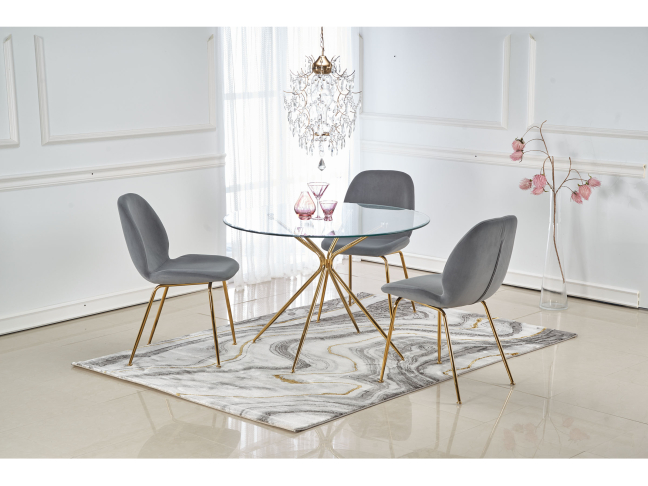 Apvalus stiklinis stalas RONDO 2