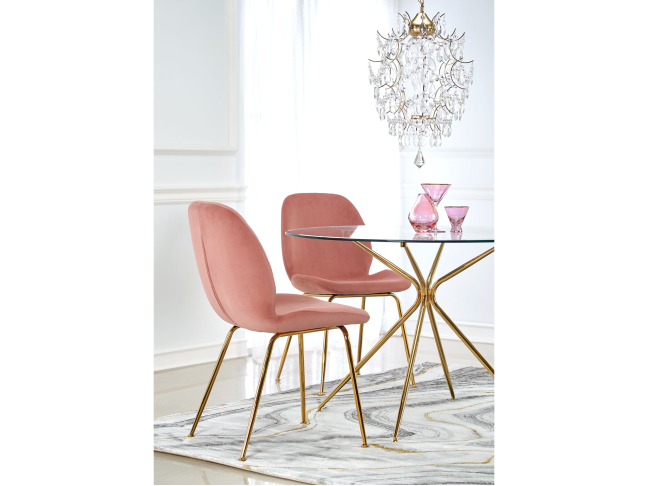 Apvalus stiklinis stalas RONDO 6