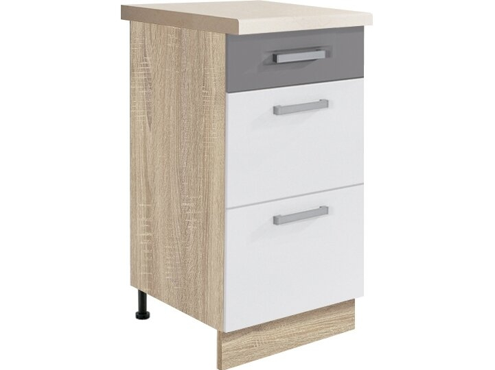 Apatinė spintelė su stalčiais (40cm) GLO-8D Apatinė spintelė su stalčiais (40cm) GLO-8D