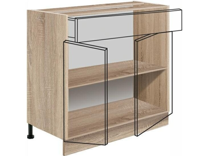 Apatinė spintelė (80cm) GLO-6D 1 Apatinė spintelė (80cm) GLO-6D 1