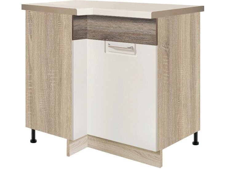 Apatinė kampinė spintelė (100cm) ECO-14D Apatinė kampinė spintelė (100cm) ECO-14D