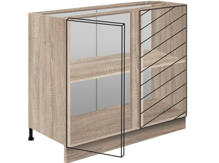 Apatinė spintelė (90cm) VIV-24DL 1 Apatinė spintelė (90cm) VIV-24DL 1