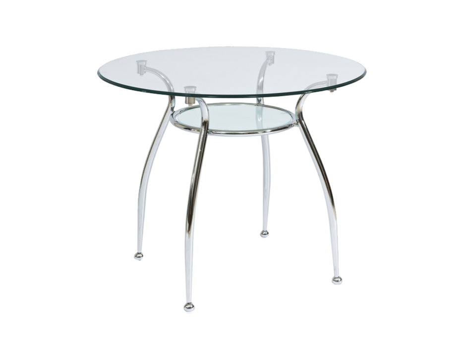 Apvalus stiklinis stalas FINEZJA A