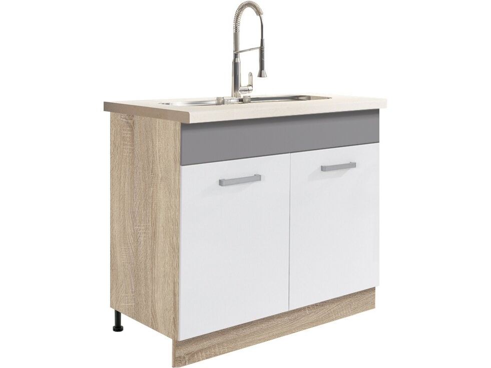 Apatinė spintelė kriauklei (90cm) GLO-13D