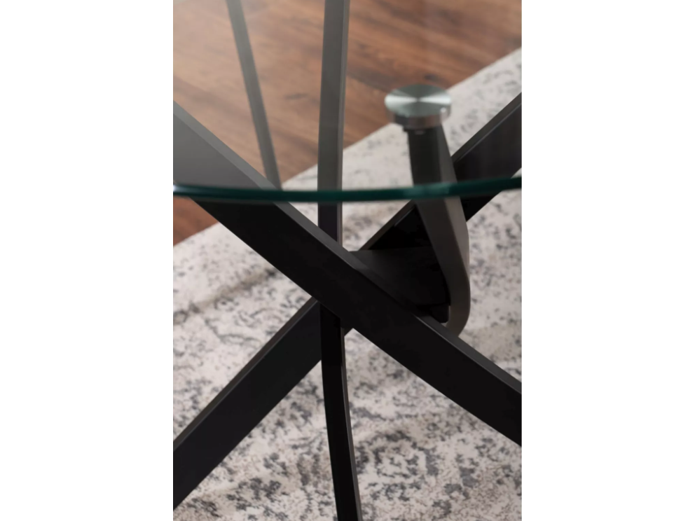 Apvalus stiklinis stalas AGIS 5