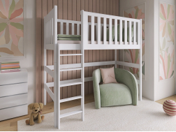 Aukšta vaikiška lova LAURA 80x160