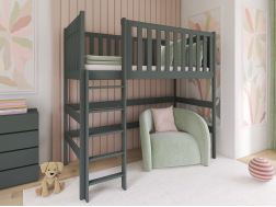 Aukšta vaikiška lova LAURA 90x200