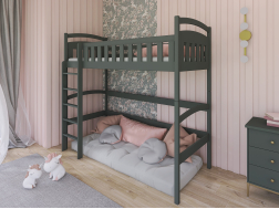 Aukšta vaikiška lova MIA 90x190