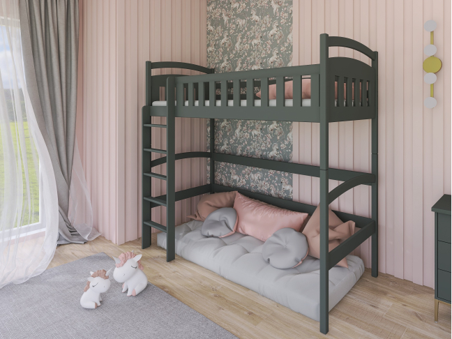 Aukšta vaikiška lova MIA 80x160 2