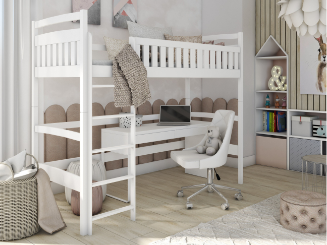 Aukšta vaikiška lova MIA 80x200 1