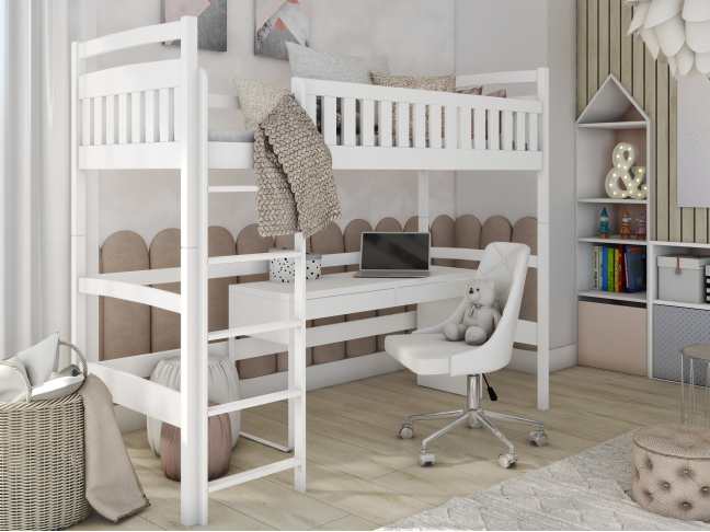 Aukšta vaikiška lova MIA 90x190 1 Aukšta vaikiška lova MIA 90x190 1