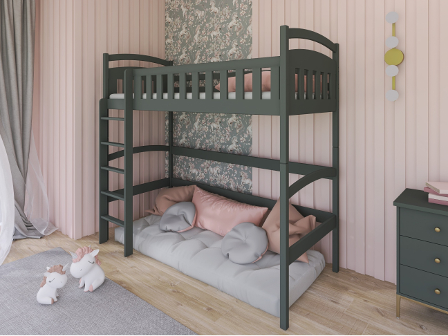 Aukšta vaikiška lova MIA 90x190 2