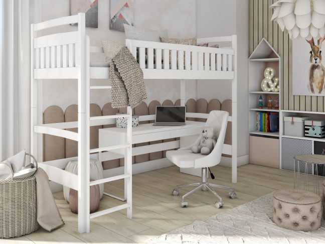 Aukšta vaikiška lova MIA 90x200 1