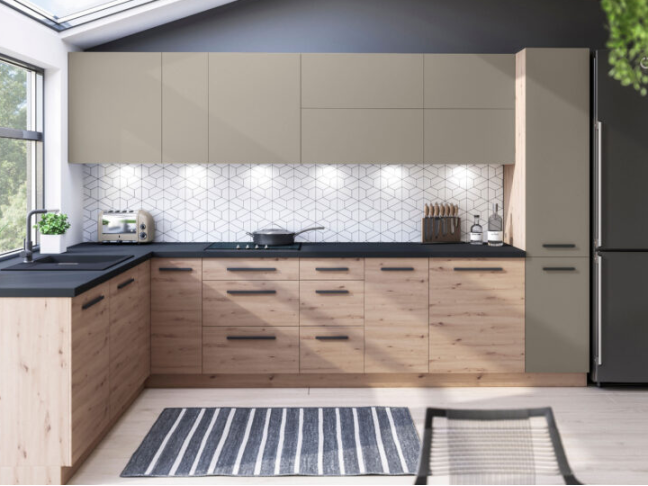 Aukšta virtuvinė spintelė Langen D60R 9 Aukšta virtuvinė spintelė Langen D60R 9