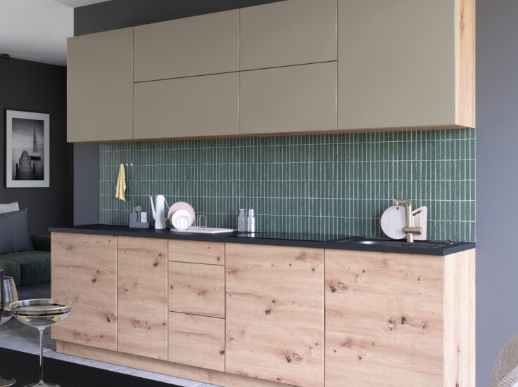 Aukšta virtuvinė spintelė Langen D60R 8 Aukšta virtuvinė spintelė Langen D60R 8