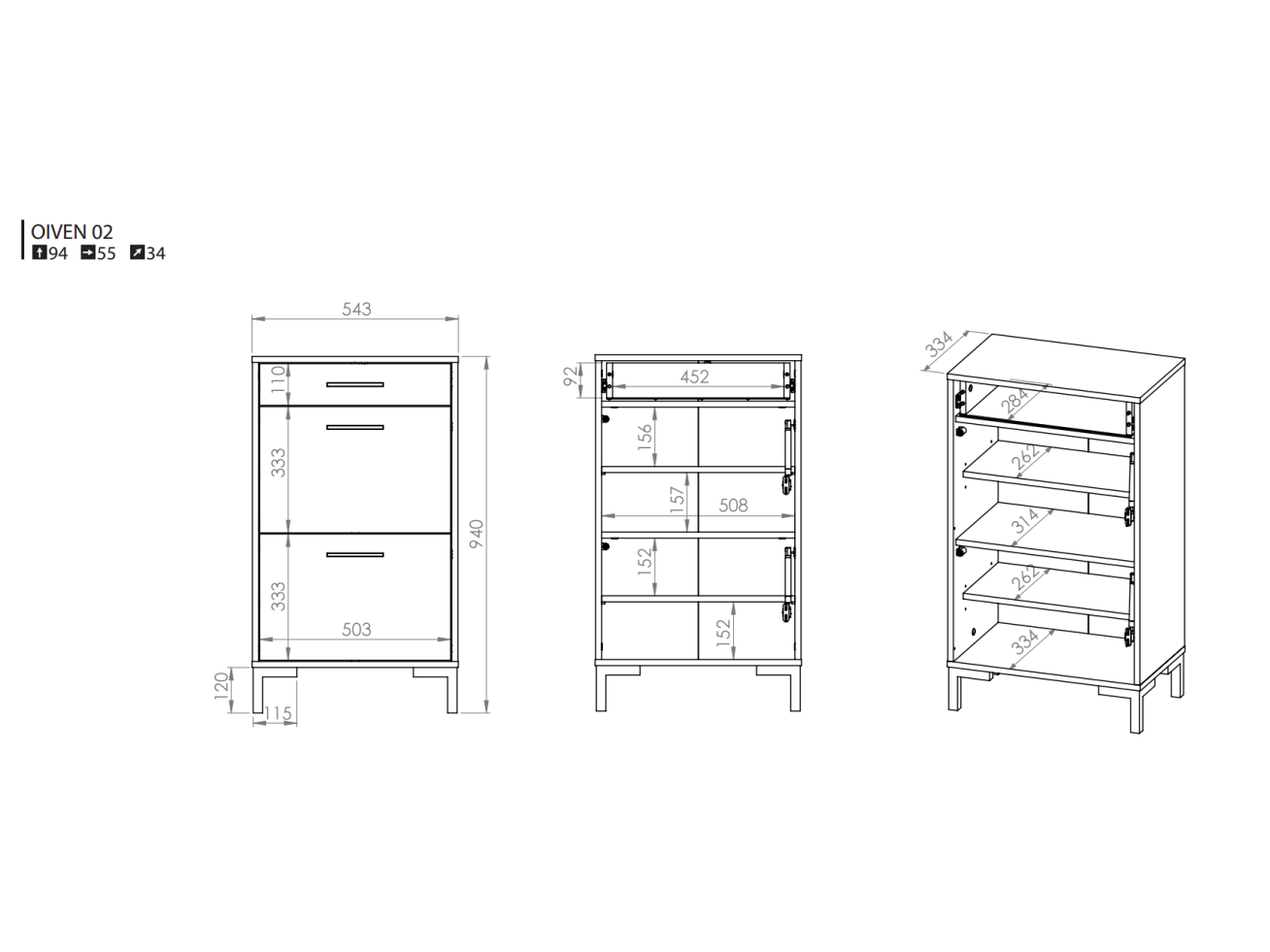 Batu Dėžė OIVEN 02 10