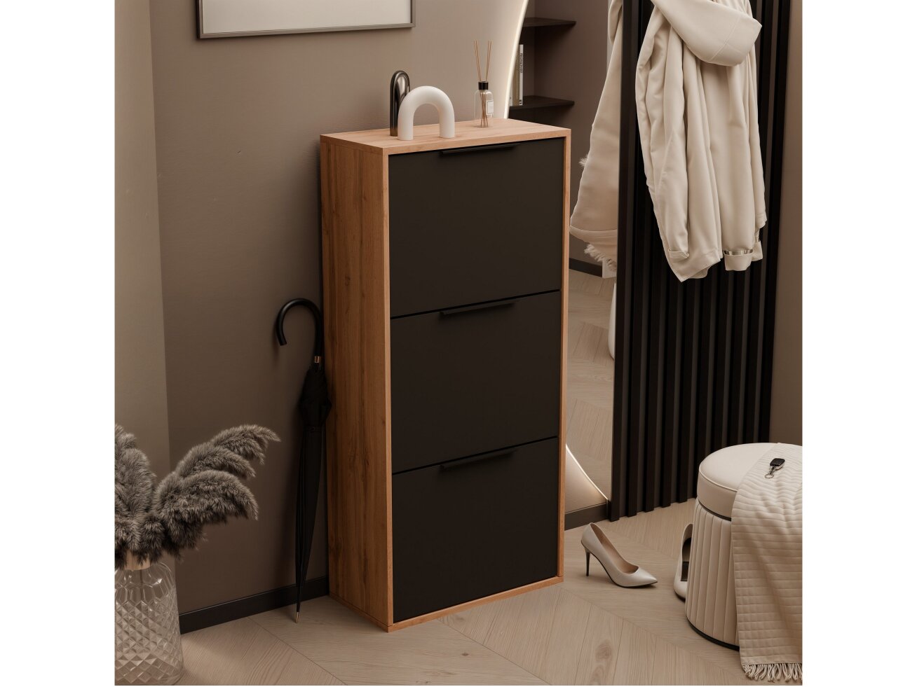 Batų Dėžė su galimybė pakabinti MILO 3S