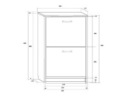 Batų dėžė ATHENA 2/60