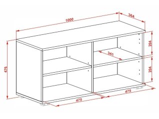 Batų dėžė CLIF ST-100
