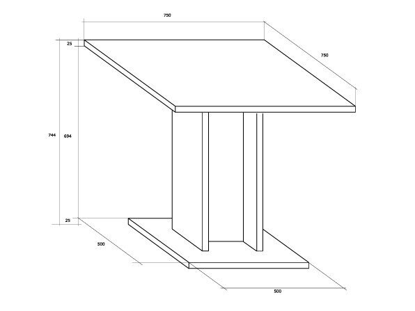 Stalas BON-04 3