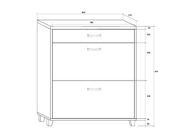 Batų dėžė ARES 2/1 2