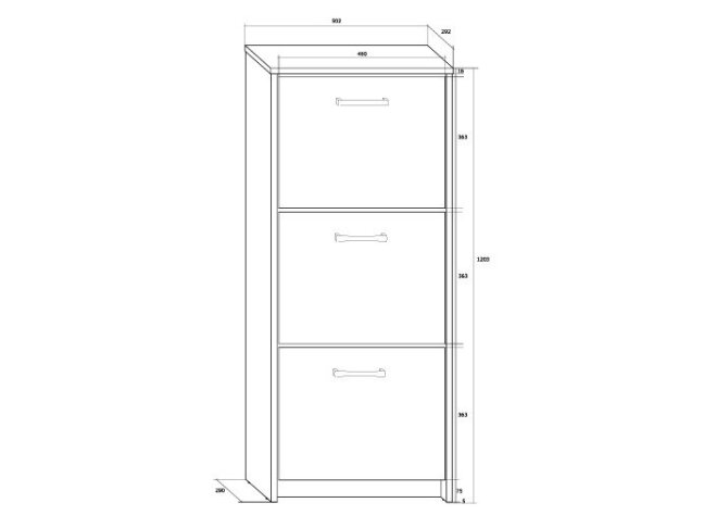 Batų dėžė 3K 3 Batų dėžė 3K 3