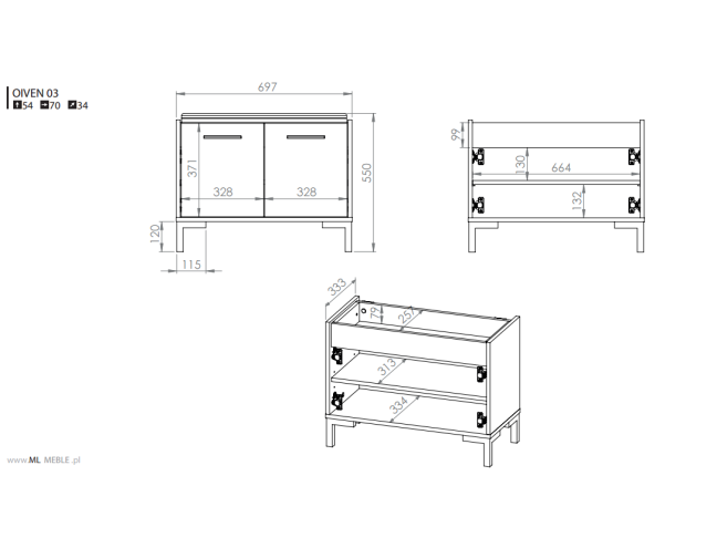 Batų Dėžė OIVEN 03 8 Batų Dėžė OIVEN 03 8