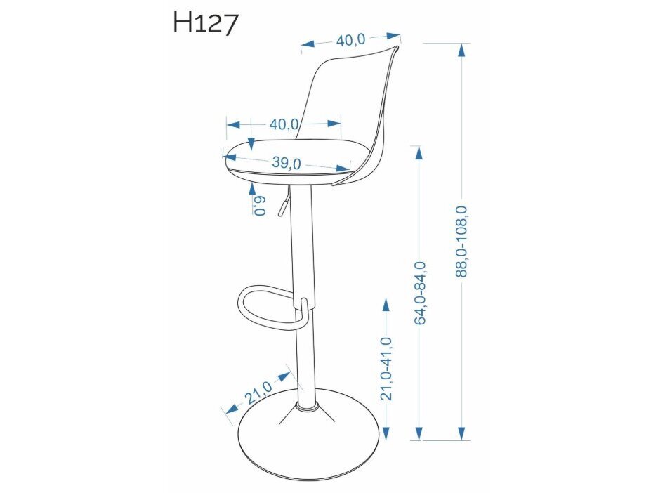 Baro kėdė H-127 1