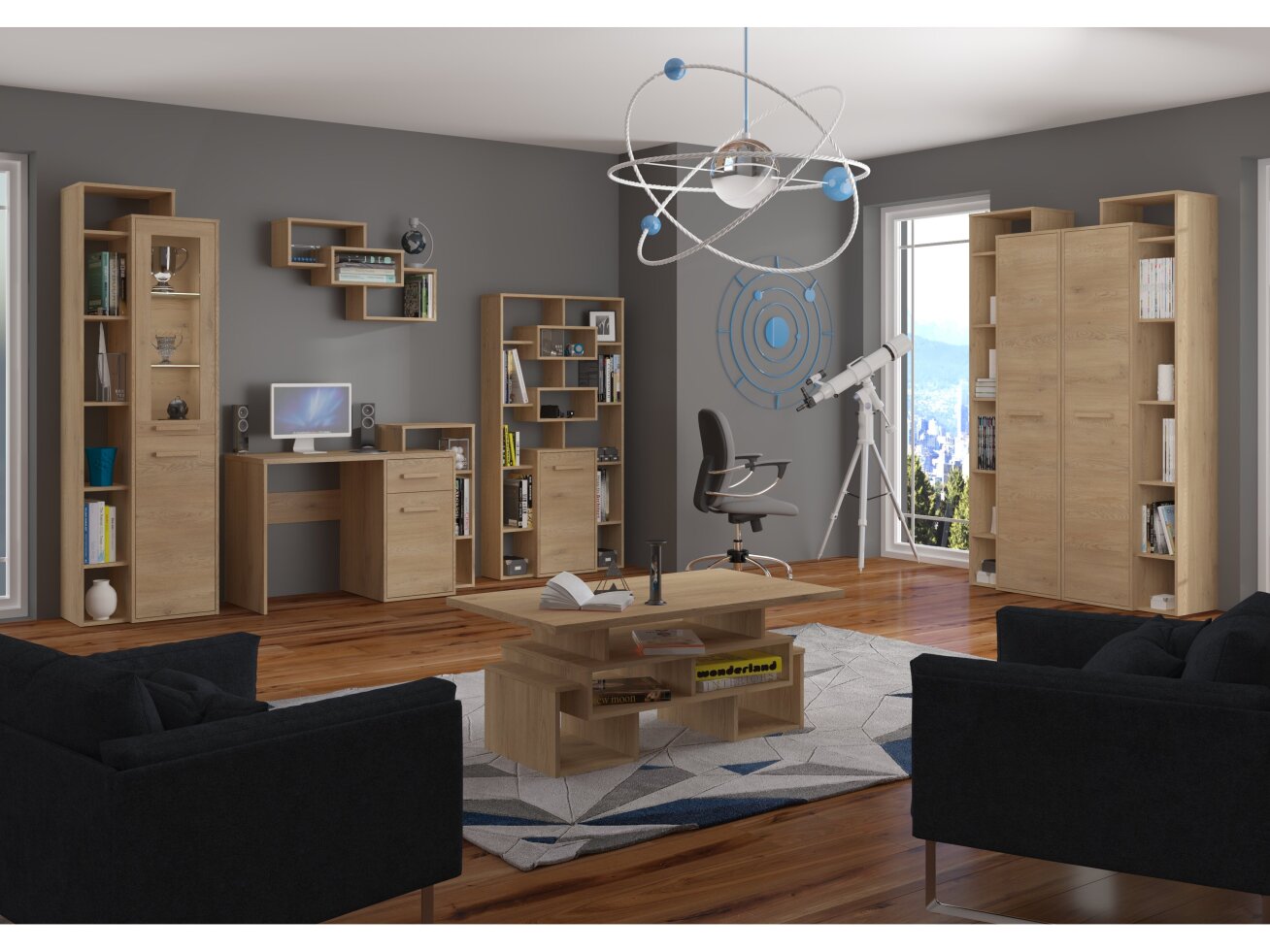 Biuro baldų komplektas RIO 8