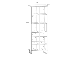 Biuro baldų komplektas CROSS 5