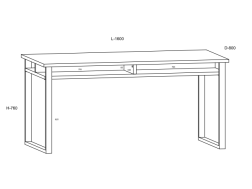Biuro baldų komplektas CROSS 6
