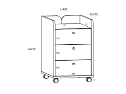 Biuro baldų komplektas DOLCE 5