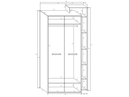 Biuro baldų komplektas RIO 6