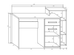 Biuro baldų komplektas RIO 8