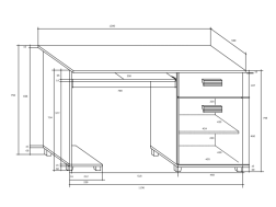 Biuro baldų komplektas SOLO 2