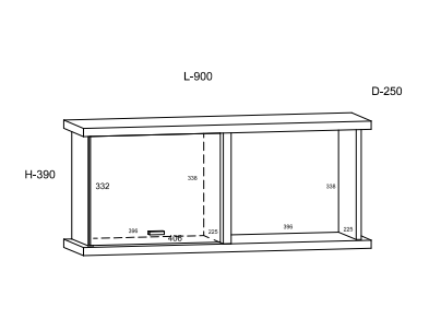 Biuro baldų komplektas CROSS 5 1