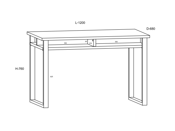 Biuro baldų komplektas CROSS 5 3 Biuro baldų komplektas CROSS 5 3