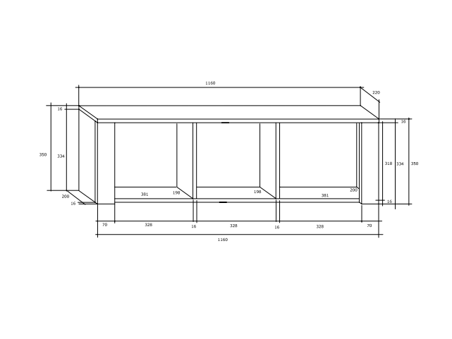 Biuro baldų komplektas HUGO 3 3