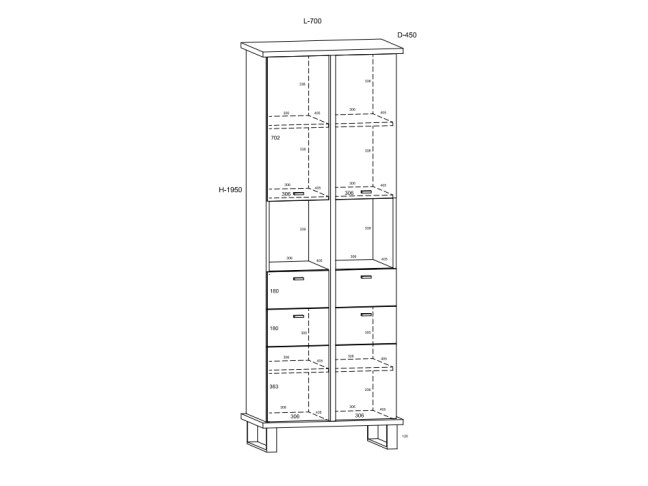 Biuro baldų komplektas CROSS 5 6 Biuro baldų komplektas CROSS 5 6