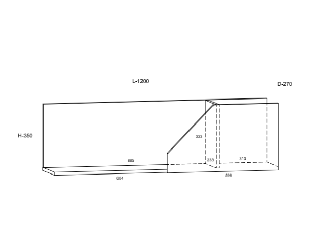Biuro baldų komplektas PAX 5 4