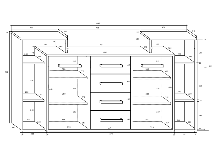 Biuro baldų komplektas RIO 10 2