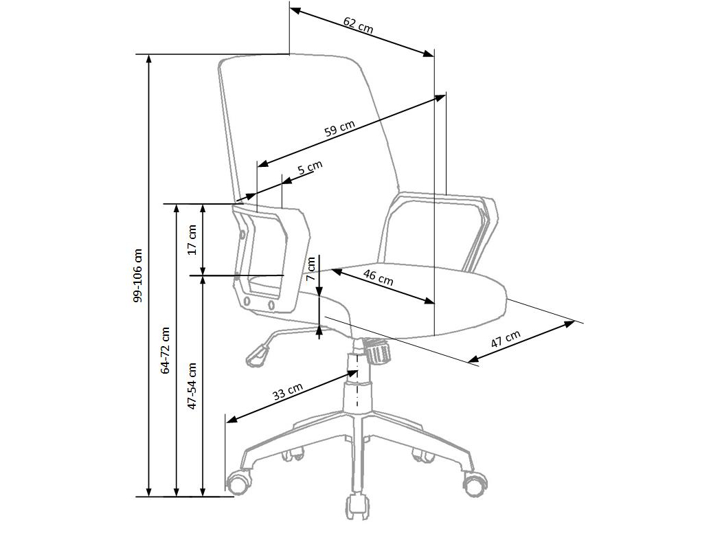 Darbo kėdė SPIN 2 14